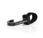 NRG Steering Wheel Hook, CNC Aluminum with Laser Logo - Black