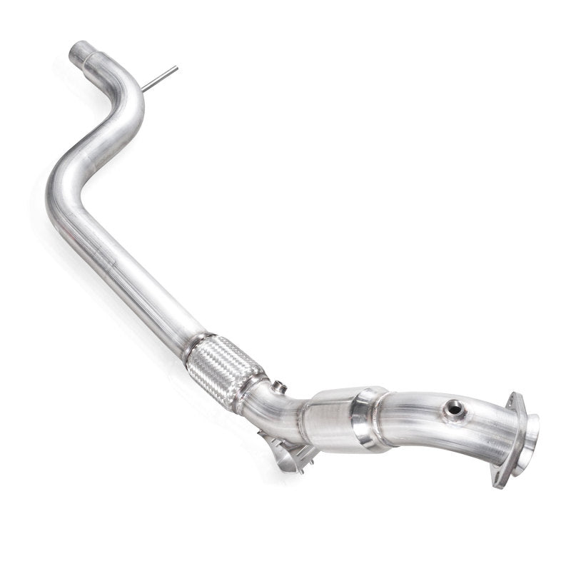 Stainless Works 3-inch 304 stainless steel catted downpipe with factory connection for 2015-2020 Mustang EcoBoost