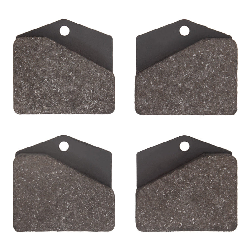 Set of DFC 5000 Advanced Low Metallic parking brake pads (part 1551-1881-00) for vintage Jaguar applications.