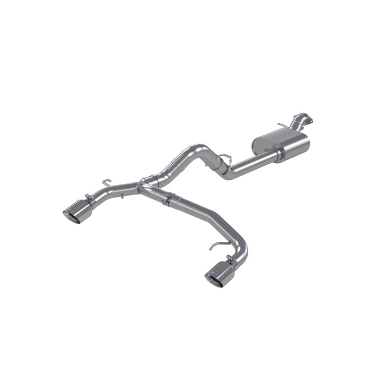 MBRP ARMOR LITE 3-inch aluminized steel catback exhaust system with dual rear exit tips for Ford Bronco