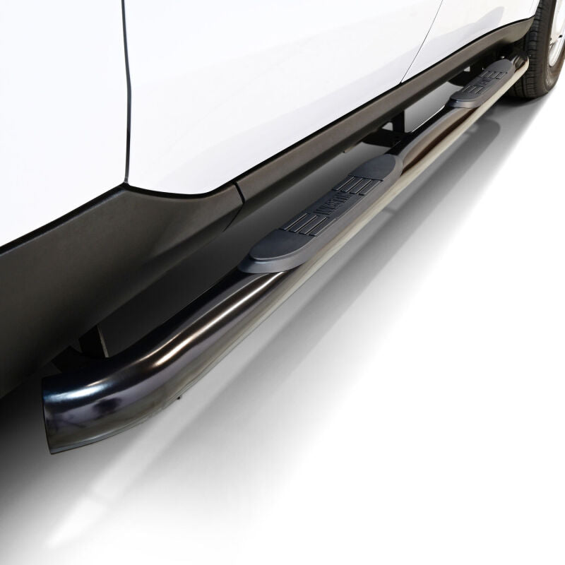 Westin E-Series 3 Round Nerf Step Bars - Black - Fits 2022-2024 Ford Maverick