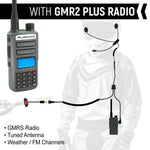 Rugged Radios CONNECT BT2 Bluetooth Moto Kit with R1 Handheld Radio