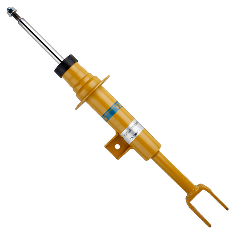 Bilstein B6 Performance yellow monotube front left shock absorber for 2017-2023 Alfa Romeo Giulia.
