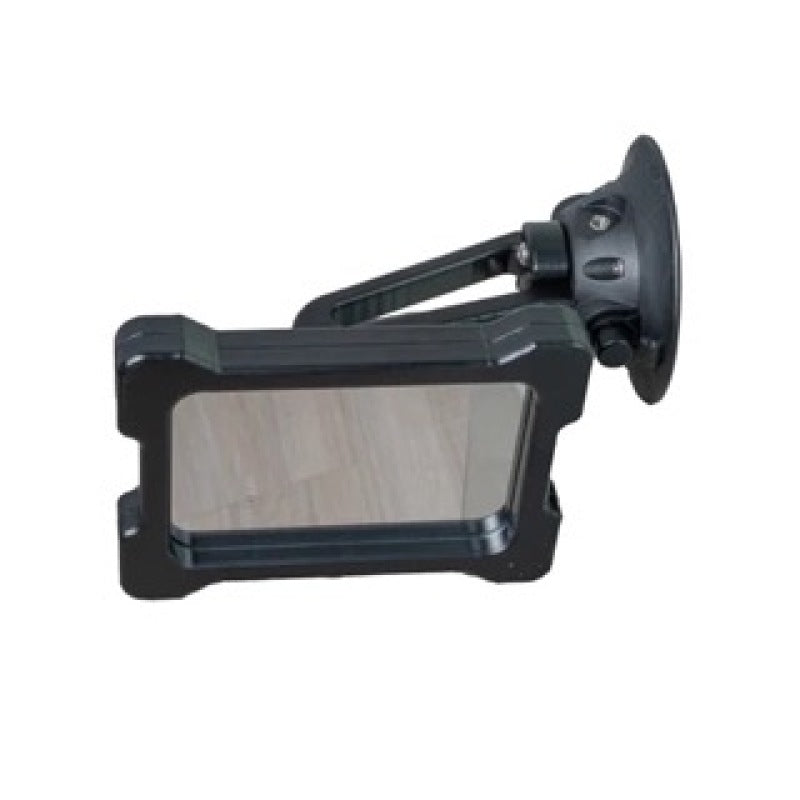 Black SeaSucker mirror mount with high-strength vacuum suction cup base and mounting hardware