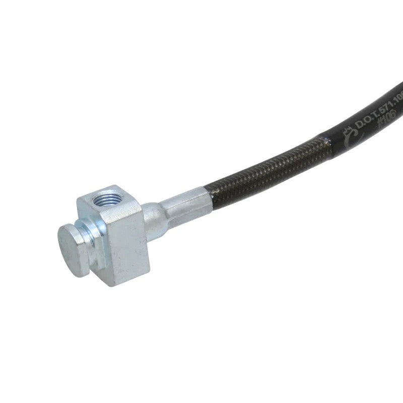 Carli Suspension stainless steel braided extended brake lines for 2000-2005 Ford Excursion.