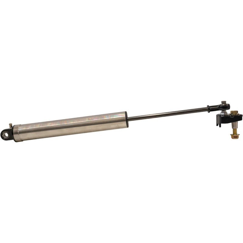 Carli Stainless Steel High Mount Steering Stabilizer with mounting hardware for 2008-2016 Ford Super Duty trucks