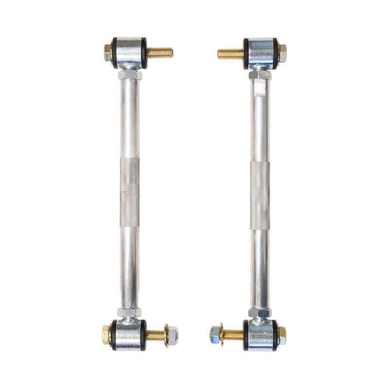 Carli machined aluminum rear sway bar end links with urethane bushings and Grade 8 hardware for 2011-2023 Ram 1500.