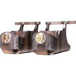 Carli Dominator weld-in front lower shock mounts for 2013-2023 Ram trucks, boxed 1/4-inch steel construction.