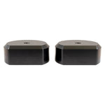 Black anodized billet aluminum front bumpstop drop spacers for 2017-2023 Ford F-250 and F-350 Super Duty