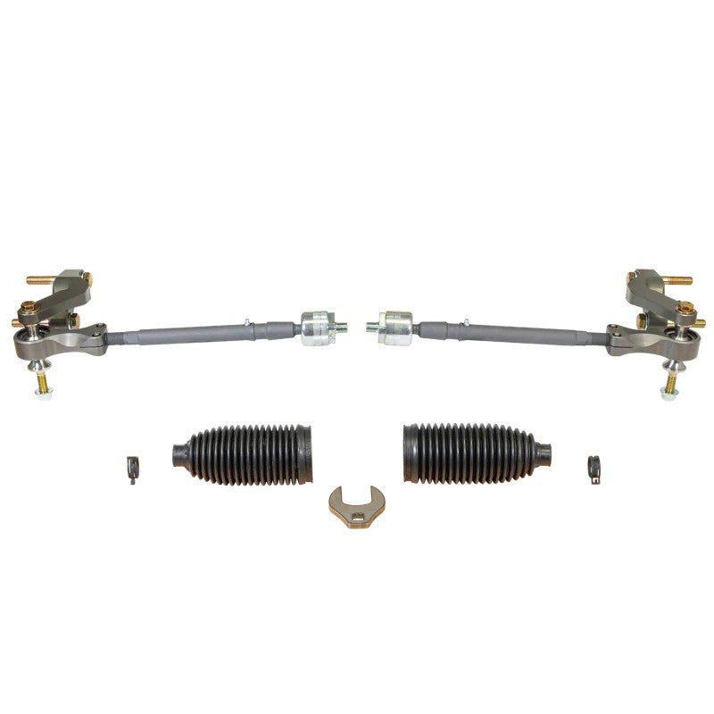 Carli Steering Tie-Rod System for 2021-2023 Ford Bronco with heavy-duty joints and billet double-shear brackets.
