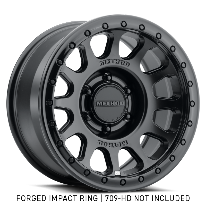 Method Race Wheels 20" Forged Beadlock Ring - Style 1 - Gloss Black
