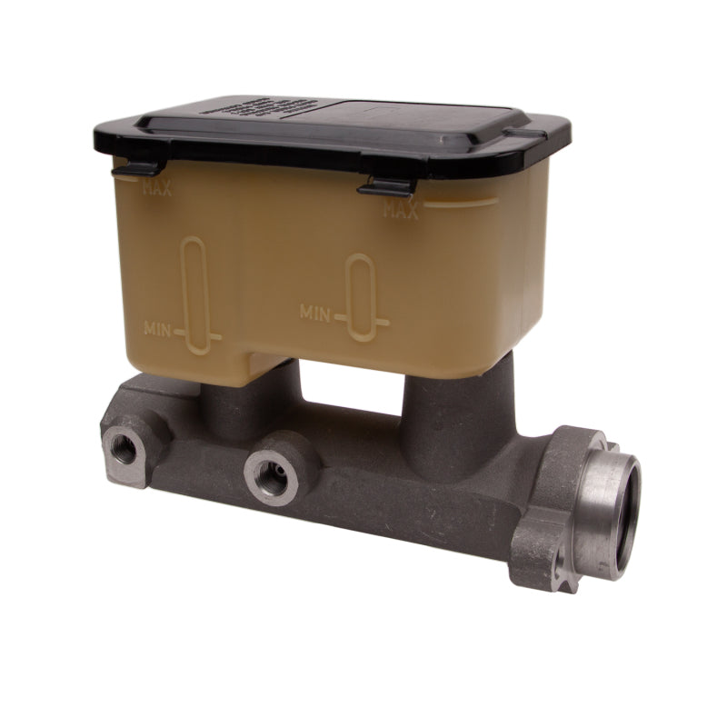 DFC brake master cylinder with reservoir and mounting flange for 1995-2005 GM and Workhorse P-series chassis.