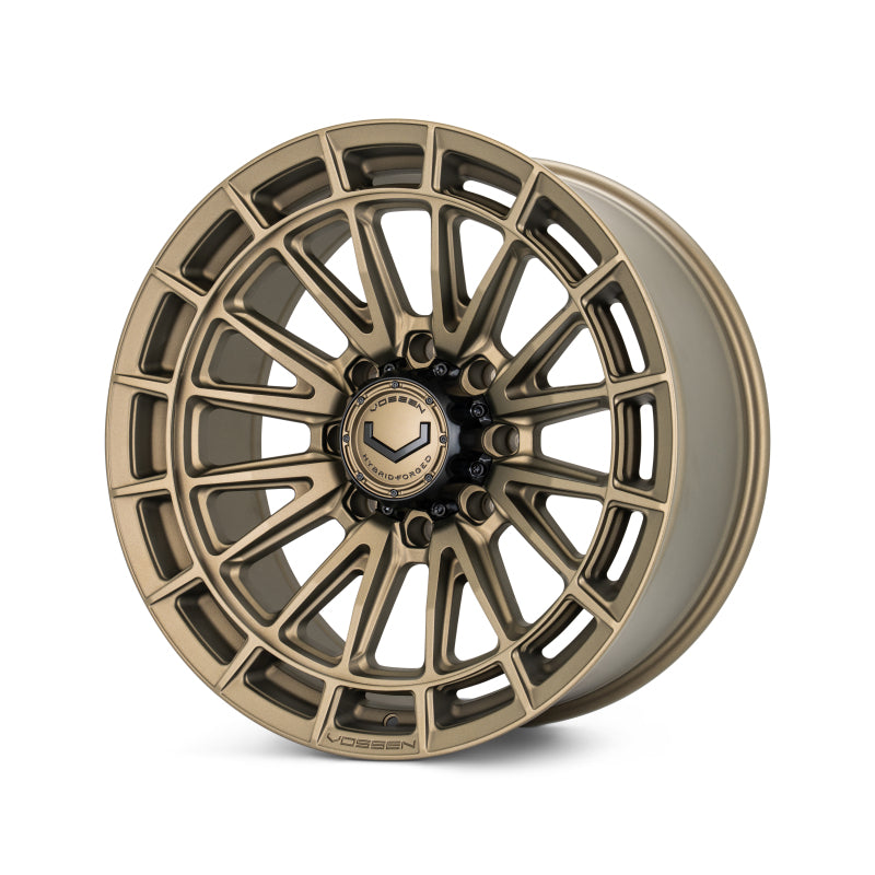 Vossen HFX-5 22x10 wheel in Terra Bronze with 8x165.1 bolt pattern and Super Deep Face concave profile.