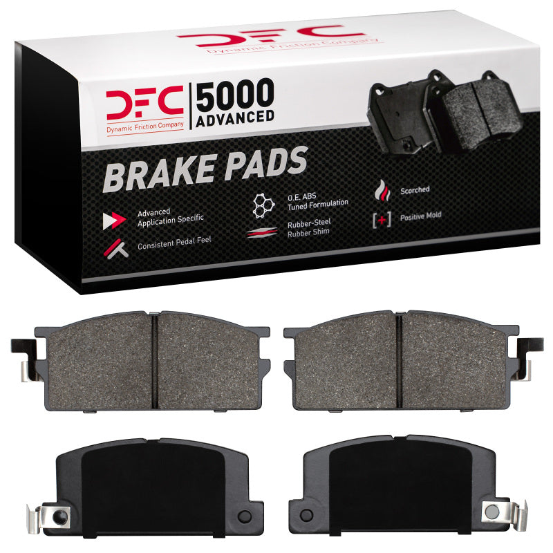 DFC 5000 Advanced semi-metallic front brake pad set for 1981-1983 Chevrolet LUV and Isuzu Pickup.