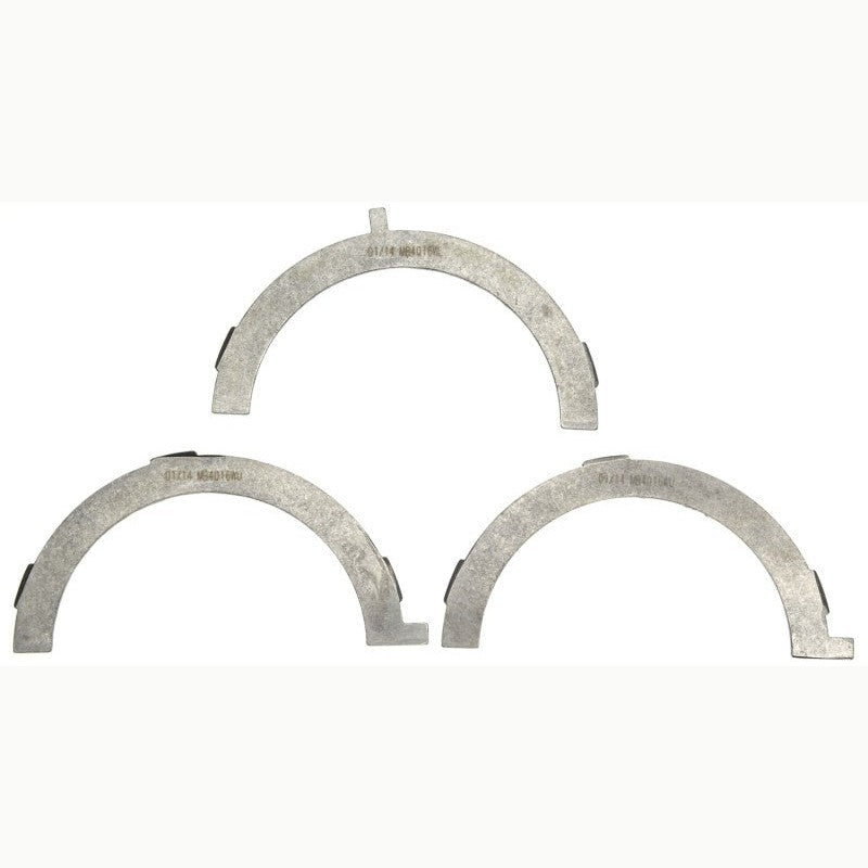 Clevite TW711S engine thrust washer set including cam lube, bolt boots, and Plastigage clearance measurement tool.