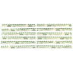 Clevite Plastigage Green measurement strips 12-pack with graduated scale packaging for engine bearing clearance.