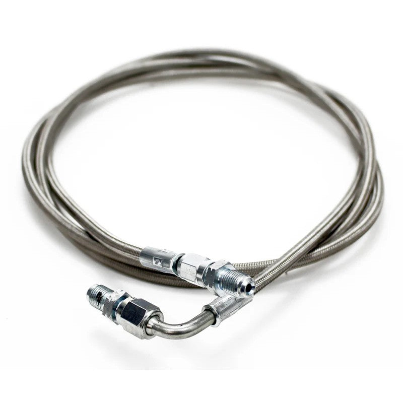 Clutch Masters stainless steel braided hydraulic clutch line with fittings for 2001-2009 Honda S2000.