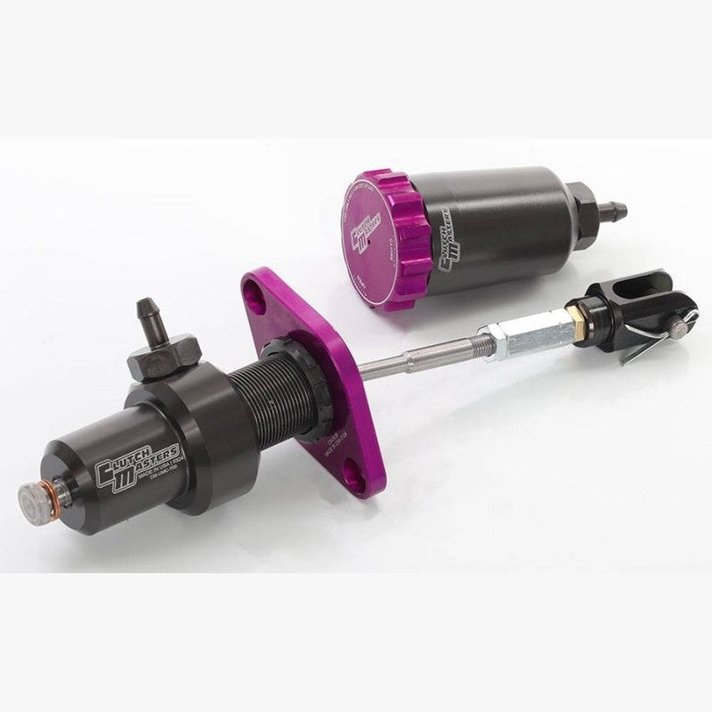 Violet anodized Clutch Masters 0.75-inch bore clutch master cylinder kit for 2002-2021 Subaru WRX and STi.