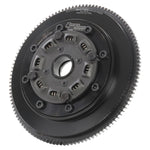 Clutch Masters aluminum flywheel for BMW 7-speed DCT featuring a central sprung hub and replaceable steel friction surface