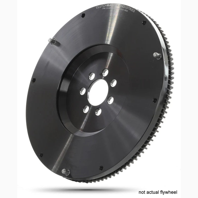 Clutch Masters FW-375-SF black oxide coated 1045 steel billet flywheel for Audi and VW