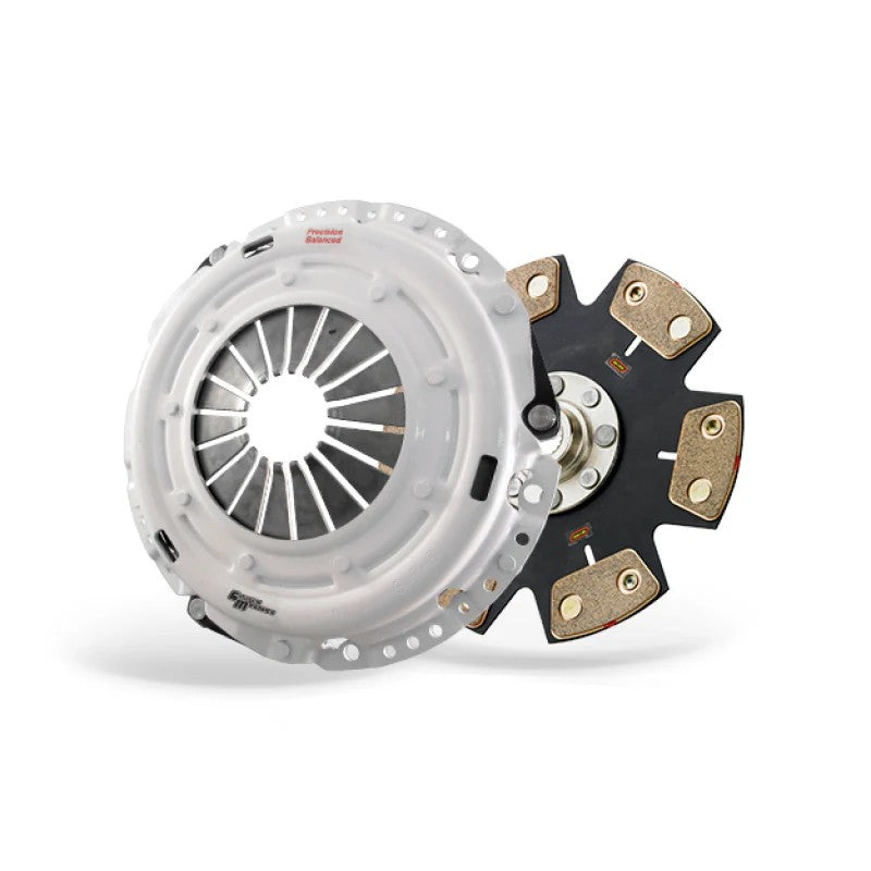 Clutch Masters FX500 6-puck rigid ceramic clutch disc with heavy-duty pressure plate and steel flywheel