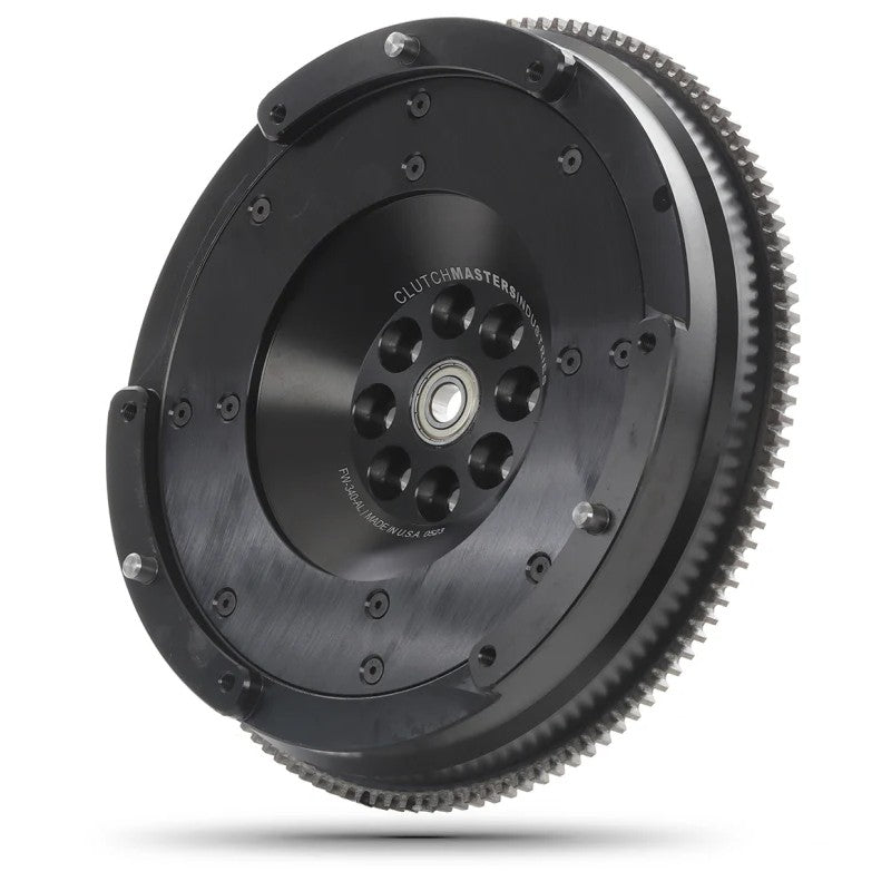 Clutch Masters FW-340-AL lightweight aluminum flywheel with replaceable steel friction surface for BMW and Toyota Supra.