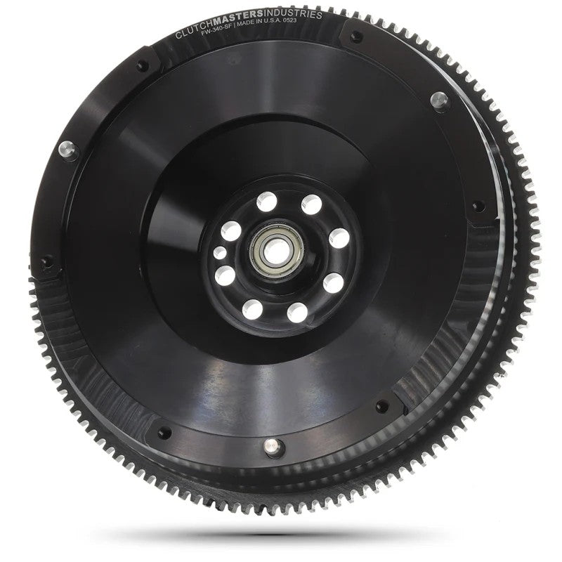 Black oxide coated Clutch Masters 1045 billet steel lightweight flywheel for 2016-2023 Toyota Supra and BMW 3.0L engines