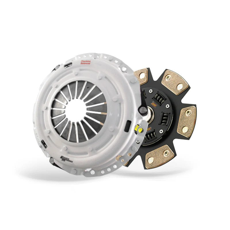 Clutch Masters FX400 clutch kit featuring a heavy-duty pressure plate, sprung ceramic disc, and alignment tool.