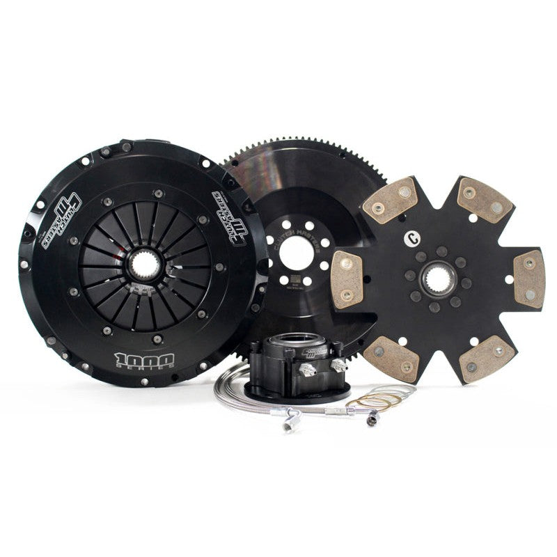 Clutch Masters FX1000 10-inch twin disc clutch assembly with strap-driven plates and high-clamp pressure plate