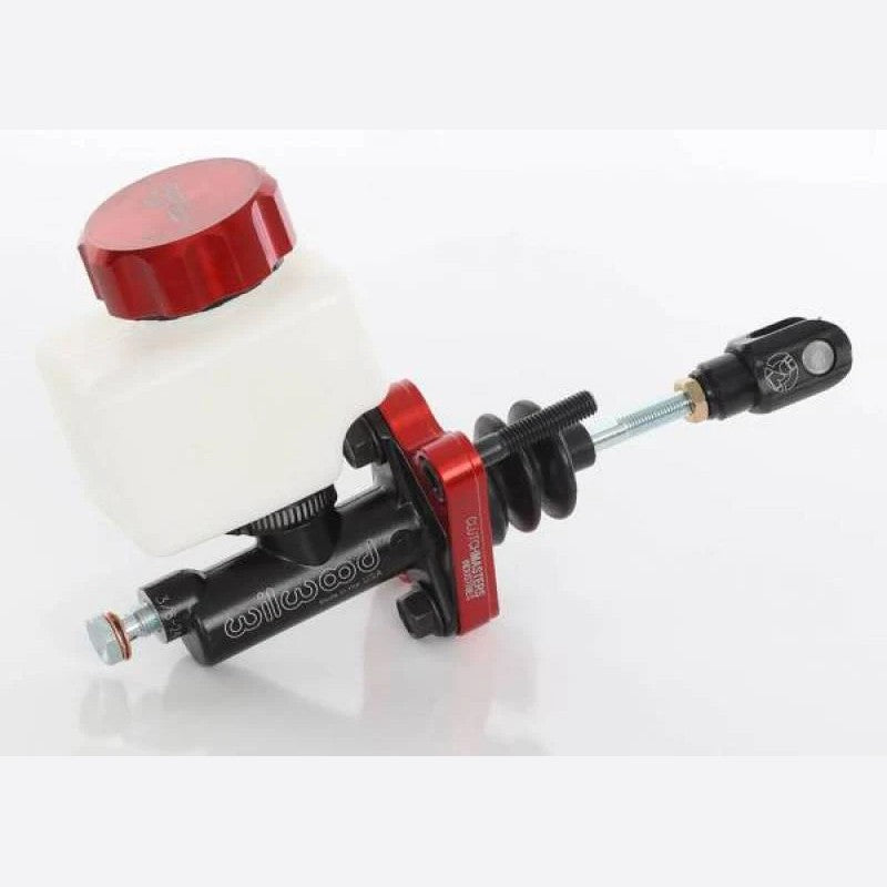 Red anodized Clutch Masters .75 inch bore master cylinder upgrade kit for Acura and Honda vehicles.