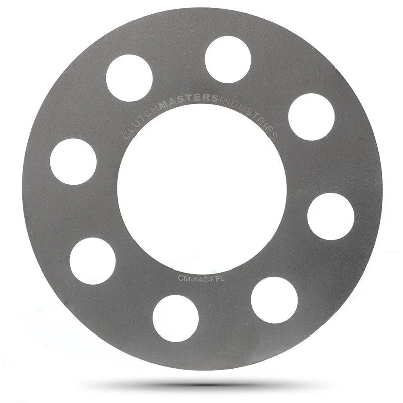 Nickel-coated steel flywheel friction lock shim with 3M diamond particle coating for BMW and Toyota Supra.