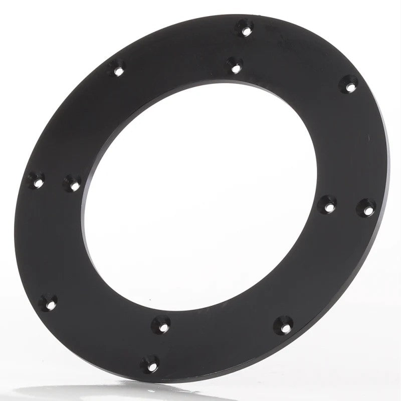 Circular precision-machined steel flywheel friction surface insert by Clutch Masters