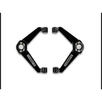 Cognito SM Series boxed sheet metal upper control arms with black powder coating and pre-installed ball joints.