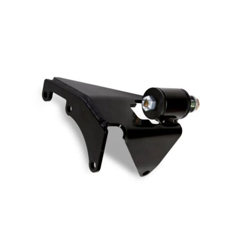 Cognito black powder-coated fabricated steel front differential mount bracket with polyurethane bushings and hardware.