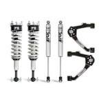 Cognito 3-inch leveling kit including Fox 2.0 IFP coilovers, rear shocks, and black boxed upper control arms.