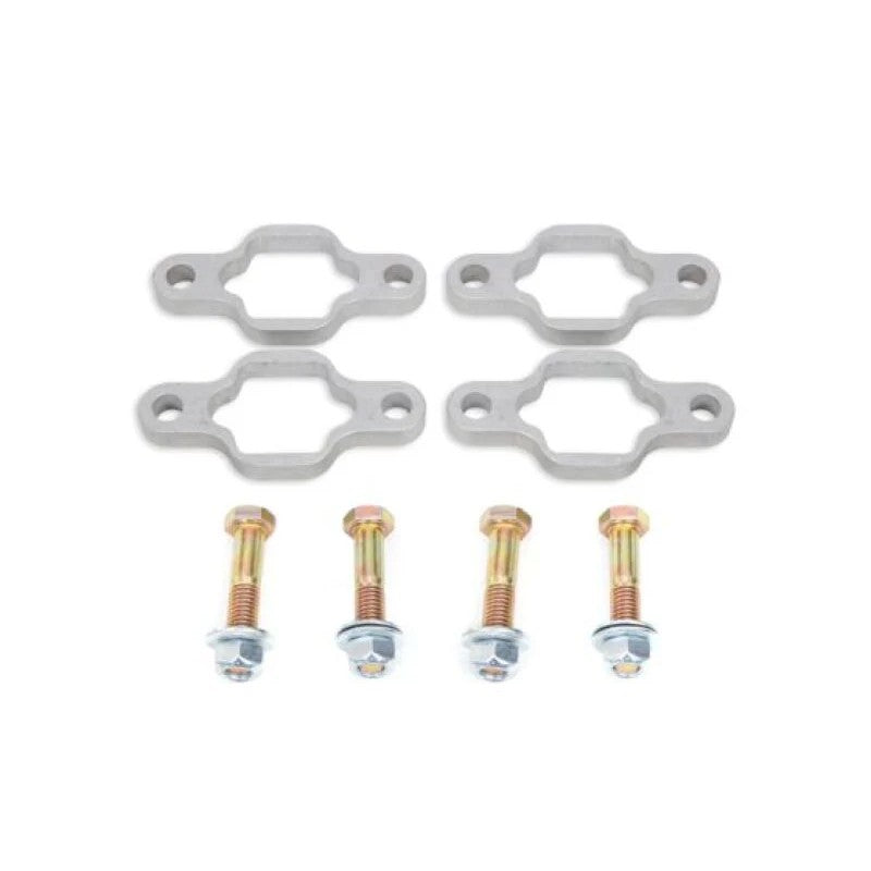 Cognito 1.0-inch raw finish front shock extender brackets with mounting hardware