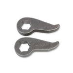 Forged steel raw finish torsion bar keys for 2011-2019 Chevrolet and GMC 2500HD and 3500HD trucks.