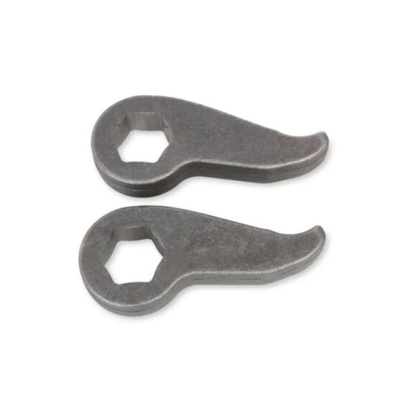 Forged steel raw finish torsion bar keys for 2011-2019 Chevrolet and GMC 2500HD and 3500HD trucks.