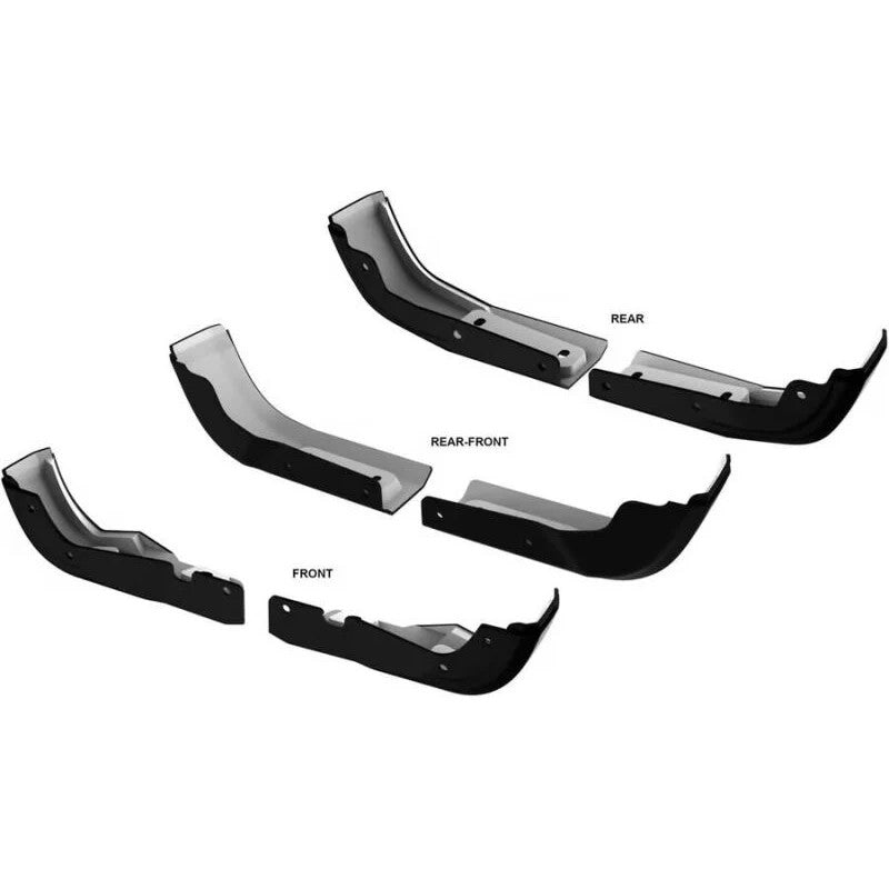 Cognito black textured fender trim finishing caps for 2019-2025 GMC Sierra 1500