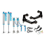Cognito Elite Leveling Kit including King 2.5 Reservoir shocks, boxed upper control arms, and torsion keys for GM HD trucks.