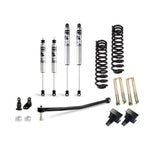 Cognito 3-inch lift kit featuring dual-rate coil springs and Fox 2.0 Performance Series IFP shocks for Ford Super Duty.