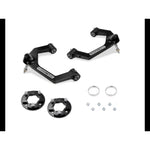 Cognito SM Series Upper Control Arms and black powder-coated steel spacers for 2021-2023 Ford F-150.