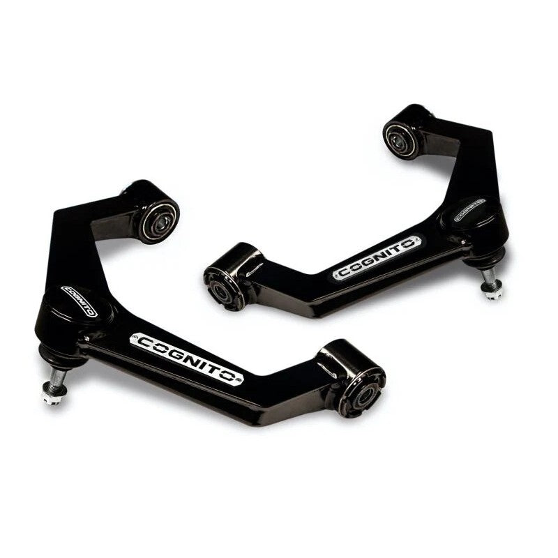 Cognito SM Series boxed sheet metal upper control arms with black powder coat and maintenance-free bushings.