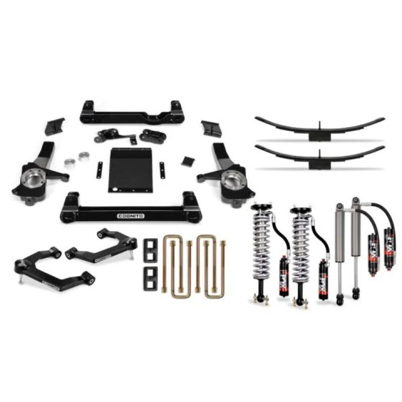 Cognito 6-Inch Elite Lift Kit with Fox 2.5 Performance Elite Shocks for 2019-2025 Chevrolet Silverado/GMC Sierra 1500 2WD/4WD
