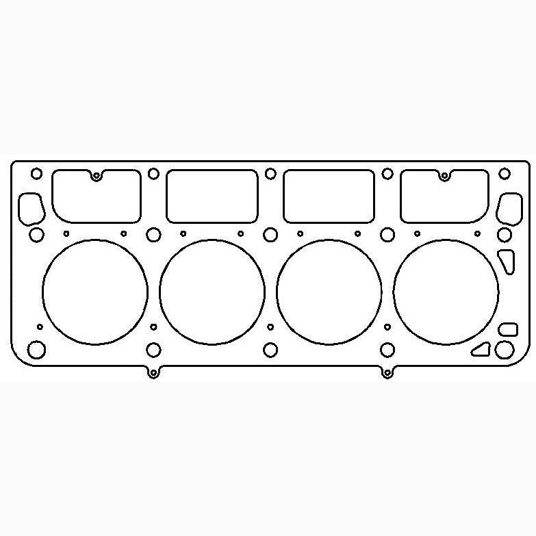 Cometic MLX multi-layer stainless steel left-side head gasket with Viton coating for GM LS9 engines.