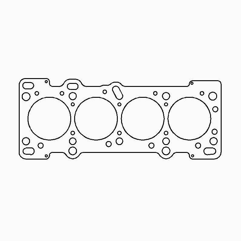 Cometic C4560-040 multi-layer steel head gasket with Viton coating for Mazda 1.8L engines.