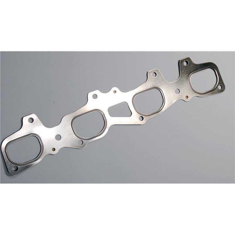 Cometic Multi-Layer Steel (MLS) .030 inch exhaust manifold gasket with 2.082 inch by 1.508 inch port dimensions.