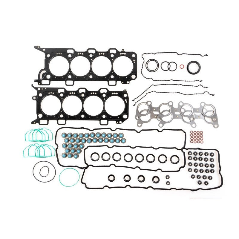Cometic Street Pro top end gasket kit featuring MLS head gaskets and seals for 2015-2017 Ford Mustang 5.0L Coyote engines.