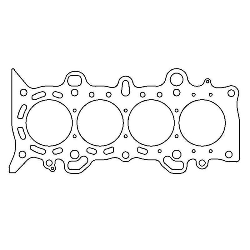 Cometic 76mm multi-layer steel head gasket with Viton coating for 2001-2005 Honda Civic 1.7L engines.