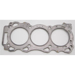 LHS Cometic MLS head gasket featuring Viton-coated stainless steel for Nissan VQ30DE and VQ35DE engines.
